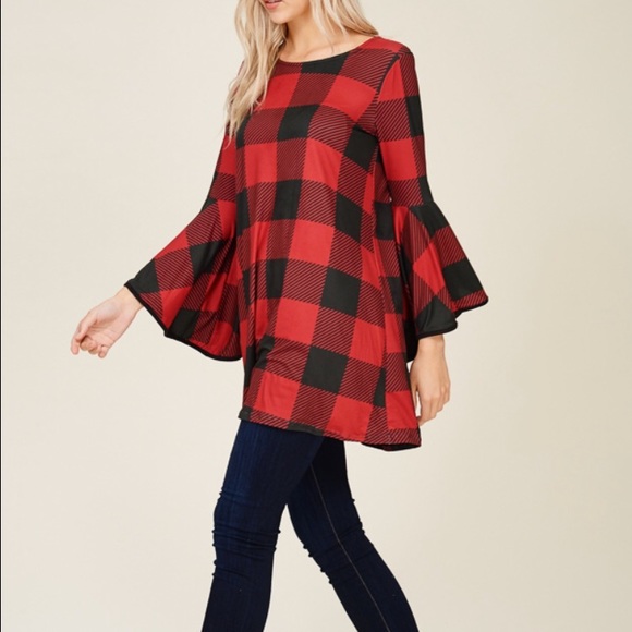 🌟Sale🌟Bell Sleeve Tunic - Picture 6 of 7